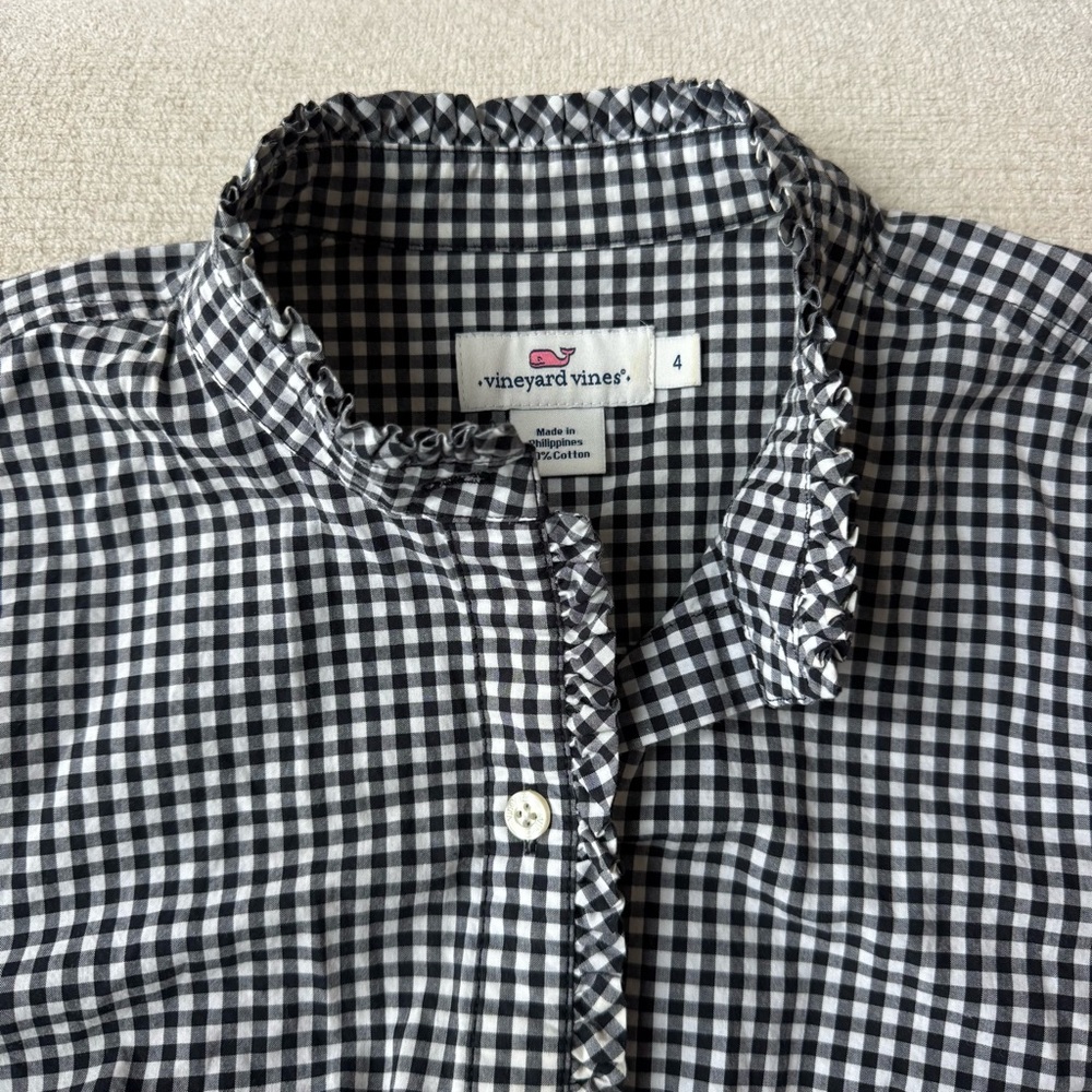 Vineyard Vines Gingham Button Down - image 5